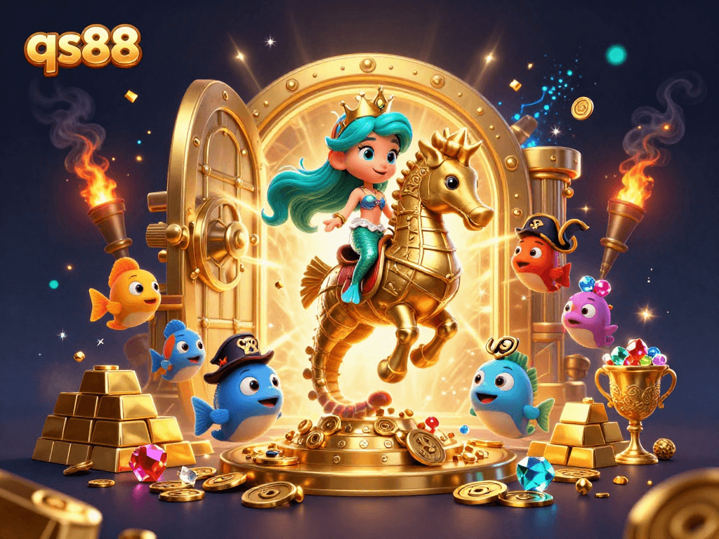 Experience exciting gameplay at qs88 with vibrant characters and thrilling casino elements.
