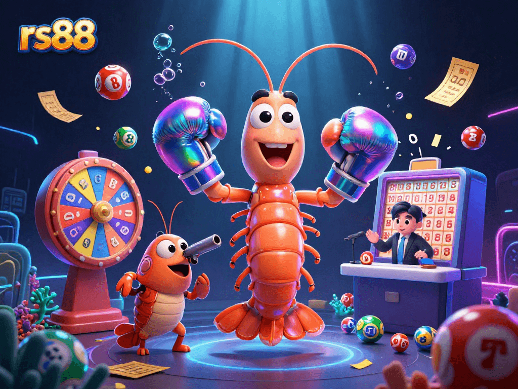 Engage with thrilling gameplay at rs88, featuring vibrant lottery elements and energetic characters.